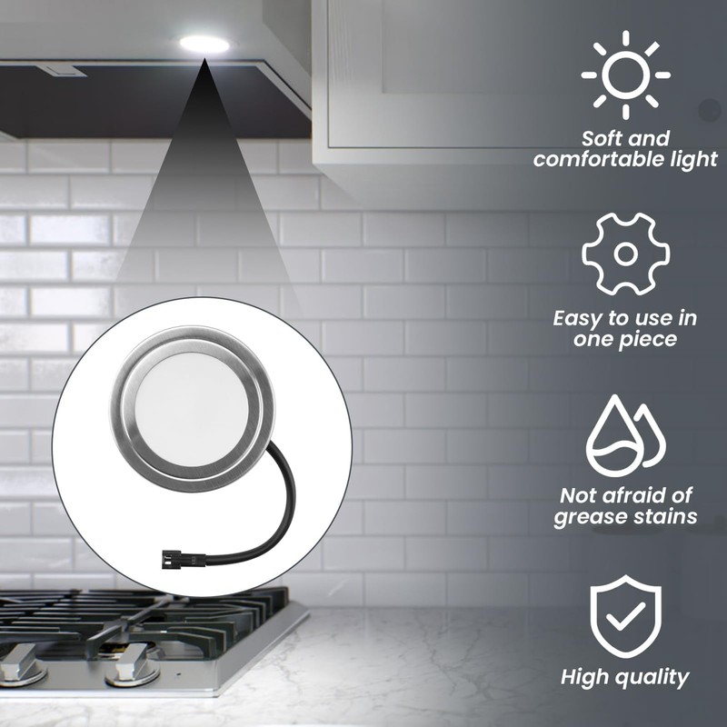 12V DC 1.5W Range Hood Lights with SM Socket Male