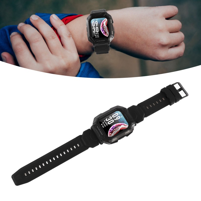 Kids Fitness Tracker Watch Waterproof 380mAh Battery 24 Sports Modes