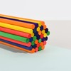 60 Pieces Rhythm Sticks for Kids Bulk, Wood Lummi Sticks