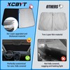 XCBYT Sun Protection Car Windscreen Interior Compatible with VW T5