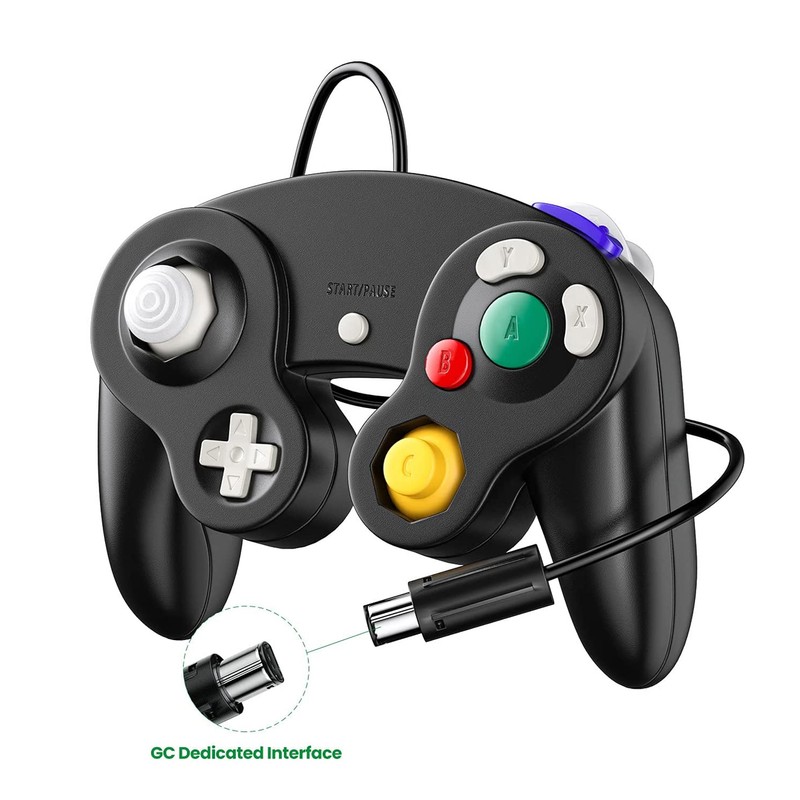 SNLLMZI WiiGamecube Controller Extension Cable for Wii Gamecube GCN -