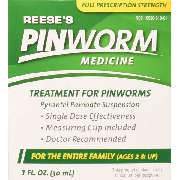 Reeses Pinworm Medicine Full Prescription Strength Liquid - 1 Oz