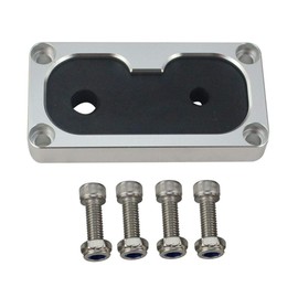 PTNHZ RACING Billet Firewall Shifter Cable Grommet Compatible for Civic Integra w/K-Series Swap Silver