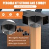 Woodworks Pergola pergola Brackets 4-Way Right Angle Corner Bracket DIY