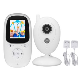 Infant Security Camera Night Vision High Definition Wireless Home Security Camera for Daily Life 100‑240V EU Plug