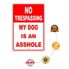 Afterprints No Trespassing My Dog is an AHE Novelty Warning