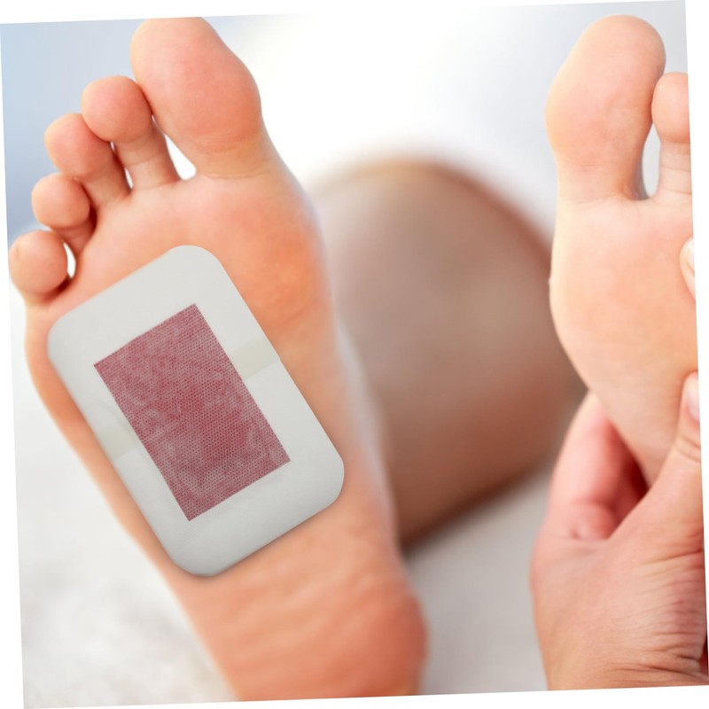 Healvian 12pcs Rose Essential Oil Foot Pads Safe Multi-functional Foot