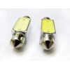 Lumiglow 36mm Cool White Interior Courtesy Dome Light Bulbs LEDs