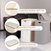 iEGrow 65L Slim Laundry Hamper, Narrow Laundry Basket with Lid,Foldable