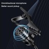 Clip-on Professional Microphone, Omnidirectional Condenser for Recording Interview, Studio, Video,