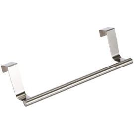 Premier Housewares 509694 Over Door Hanging Rail, 23 cm - Silver