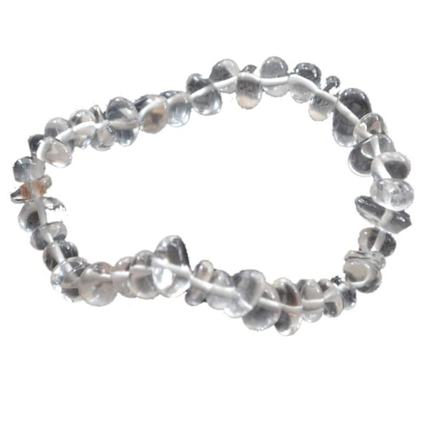 Chip Bracelet on Elastic Drawstring | Gemstone Stretch Bracelet for