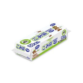 Ordi CB-45-50 Trash Bags, 11.2 gal (45 L), Translucent, Easy to Remove, Compact Storage, Compact Box