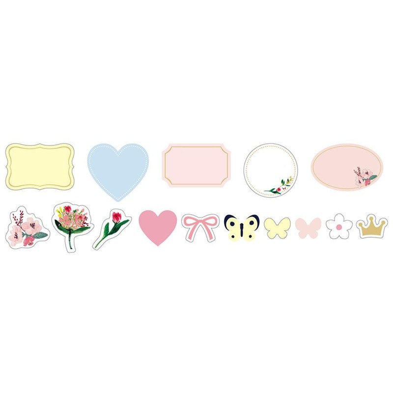 Mark’s Deco Wrap Album, Flower Deco Wrap, whites