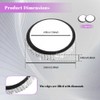 RGOAANC 2PCS Car Blind Spot Mirror, Round Side Mirror, 360°
