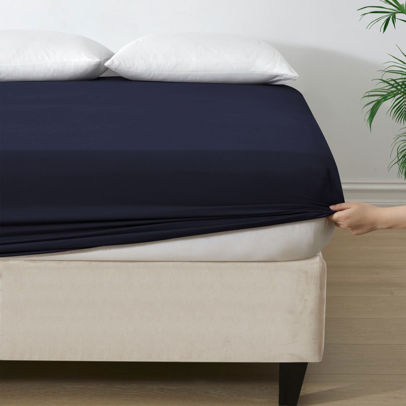AMEHA Super King Fitted Sheet 25 cm Deep Soft Brushed
