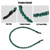 VOCOSTE Hair Hoops Women Headband Headband Rhinestone 0.6cm Width 1pcs