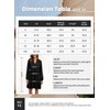 QACOHU 2024 Women's Spring Autumn V-Neck Shift Dress Fashion Casual