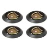 US Cargo Control Flush Mount D-Ring (4-Pack) - 1,200 lb Break Strength