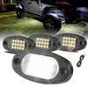 Winunite 4 Pods White Rock Lights 6000K Pure White UnderGlow
