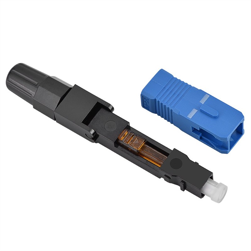 Fibre Optic Connector, Pack of 10 SC UPC Fibre Connectors,