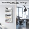 EasyPAG Wall File Holder 10 Tier Mesh Hanging Folder Organizer
