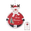 Christmas Countdown Clock,Countdown Welcome Door Sign | Festive Christmas Countdown