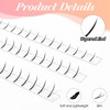 XLIUAX Bottom Lash Extension Kit, 120pcs Individual Thickness Lower Eyelashes