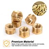 Brass Reducer, 3/8 Inch Male Thread x 1/8 Inch Female