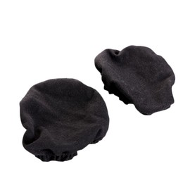 jojofuny 1pair Stretchable Fabric Headphone Covers for Over-Ear Headphones Washable Ear Sleeves for Sanitary Black