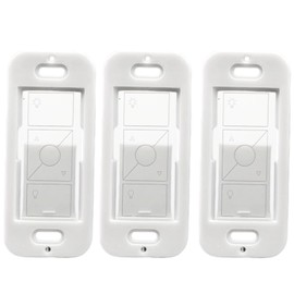 Remote Wallplate Bracket, Perfectly Compatible with Lutron Wireless Pico Remote Contro,Seamless Snap Wall Mount Bracket,Enhance Your Smart Home Experience(3-Pack,Wallplate Brackets only)