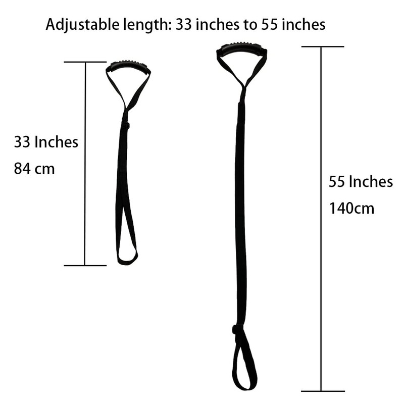 Dokoshia Kayak Stand Up Assist Strap Canoe Drag Handles Adjustable