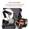 Ergodyne Squids 3002 Retractable Tool Lanyard with Locking Carabiner, Straps