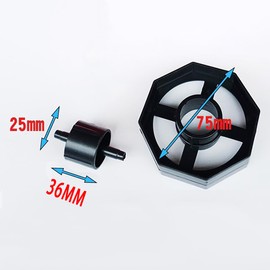 Tape Dispenser Wheel SENRISE 36mm Desktop Black Durable Replacement Parts for Shop Office or School(Wheel Only)