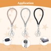 QfwdfcTrenz 3 Pcs Bling Rhinestone Keychain Wristlet, Crystal Phone Lanyard