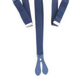 Trimming Shop Men's Braces with Heavy Duty PU Leather Buttonholes Adjustable Y Style Suspenders Trouser Braces 25mm Wide, Fashion Accessory for Wedding Party