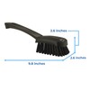 Vikan 41929 Coarse/Fine Sweep Hand Brush, Polypropylene, Polyester Bristle, 10",