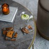 Avocrafts Wooden Coasters Set, Modern Epoxy Coasters with Holder, Cedar