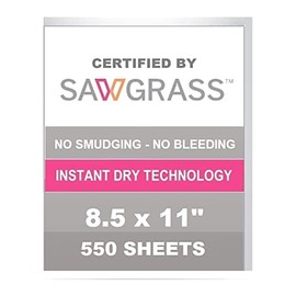 SUBLIMAX Sublimation Paper 8.5 x 11 (550 Sheets). INSTANT DRY TECHNOLOGY. MADE IN JAPAN. Best paper for Sawgrass Epson Ricoh with sublimation inks. Mugs, tshirts, mouse pads, Chromaluxe Unisub blanks.