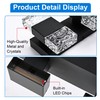 MELUCEE Modern LED Bathroom Lights Over Mirror 24W Dimmable Crystal