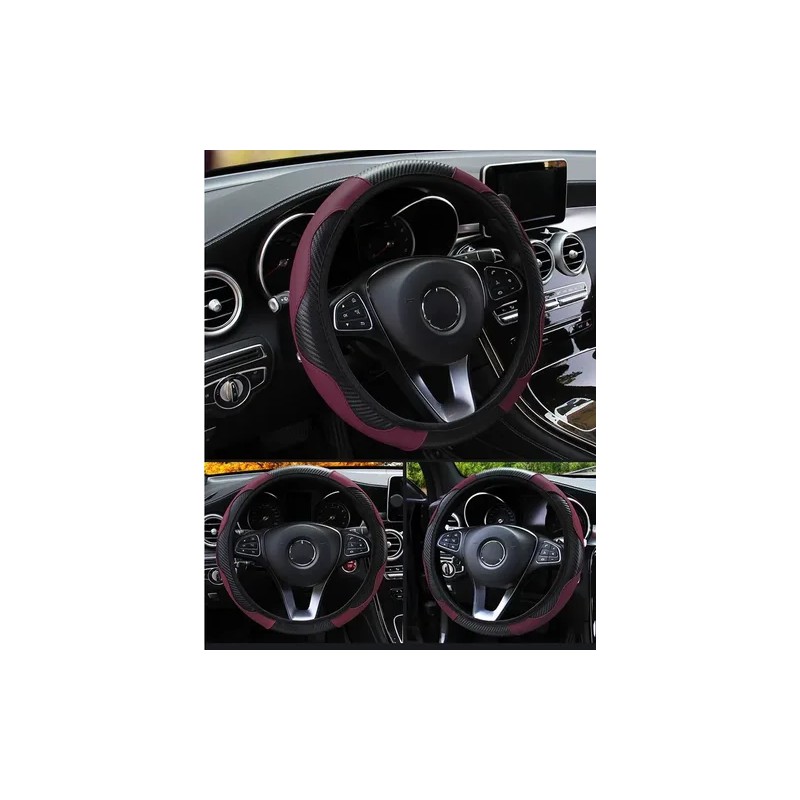 Funda Cubre Volante Deportivo Protector Antiderrapante Auto