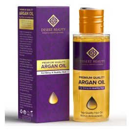 Aceite De Argán Desert Beauty, 4 Oz, Tratamiento Capilar,