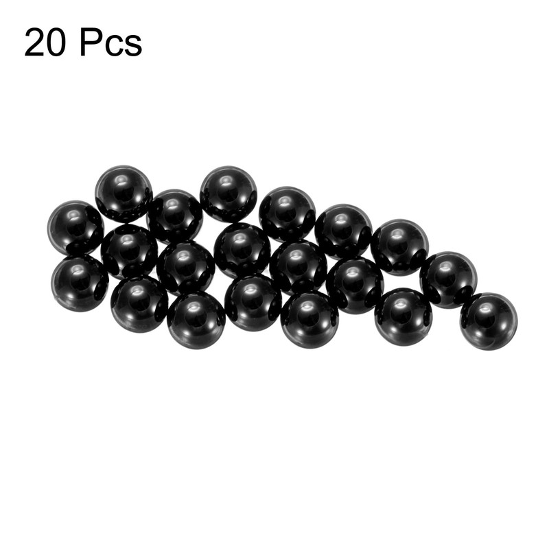 sourcing map 20pcs Ceramic Bearing Balls 6mm Si3N4 Silicon Nitride