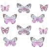MIK funshopping Colourful Butterfly Clip On Decoration (10 Piece Set,