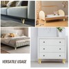 Opfiue 6 inch Heavy Duty Metal Furniture Sofa Legs, Sturdy