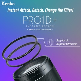 Kenko 500125 Pro1D+ INSTANT ACTION C-UP LENS No.1 & No.3 Close-Up Lens Set, 2.6 inches (67 mm), Magnetic, One-Touch Detachment, Macro Photography, Made in Japan