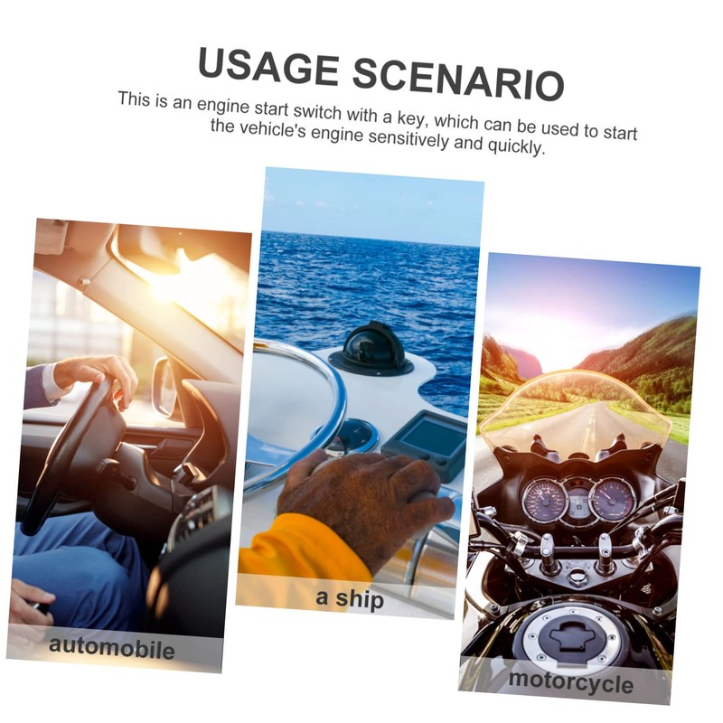 Ciieeo Ignition Lock Car Engine Start Stop Button Button Start