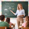 Taobary 24 Pcs Pastel Magnetic Borders for Whiteboard Classroom, 11.8x1.5"