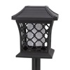 Solar Flame LED Lights Simulation Flickering Flame Grid Shape for