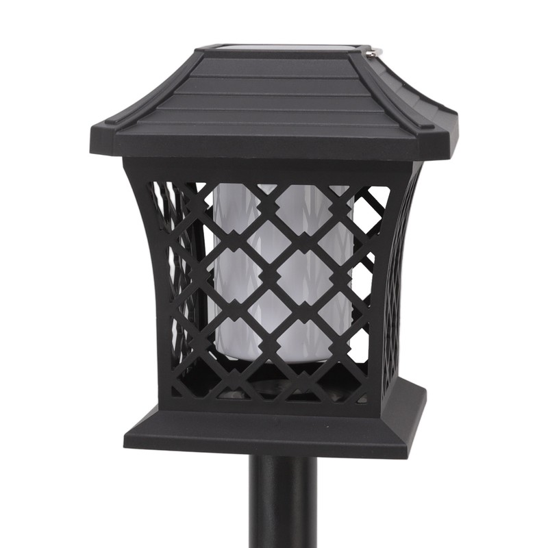 Solar Flame LED Lights Simulation Flickering Flame Grid Shape for